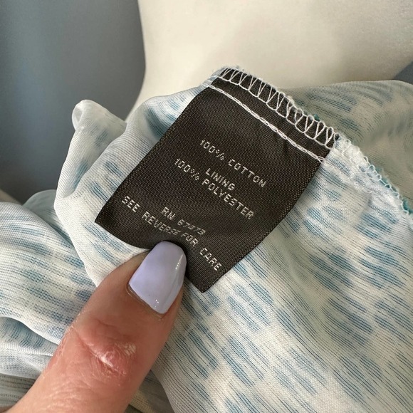 ESPRIT Floral Dress Size 5/6 100% Cotton - Picture 5 of 5